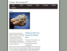 Tablet Screenshot of costadvisors.com